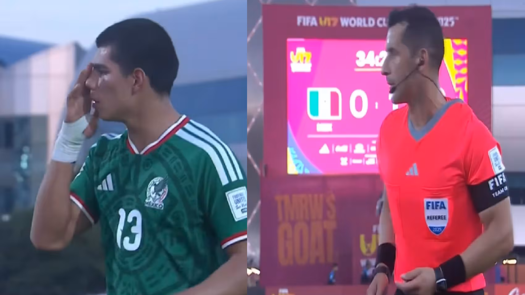 José Navarro: El defensa mexicano que rompió en llanto tras su expulsión en Qatar