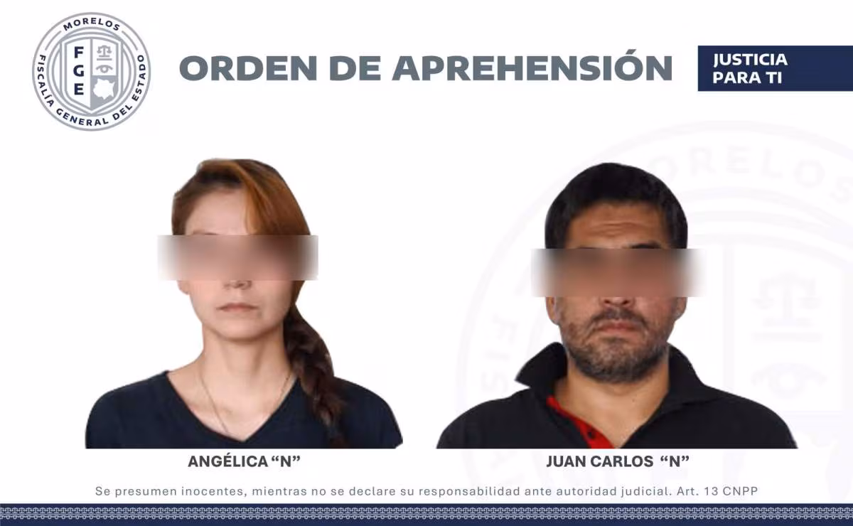 Angélica y Juan Carlos son detenidos por la muerte de Erik: la tragedia que sacude a Morelos