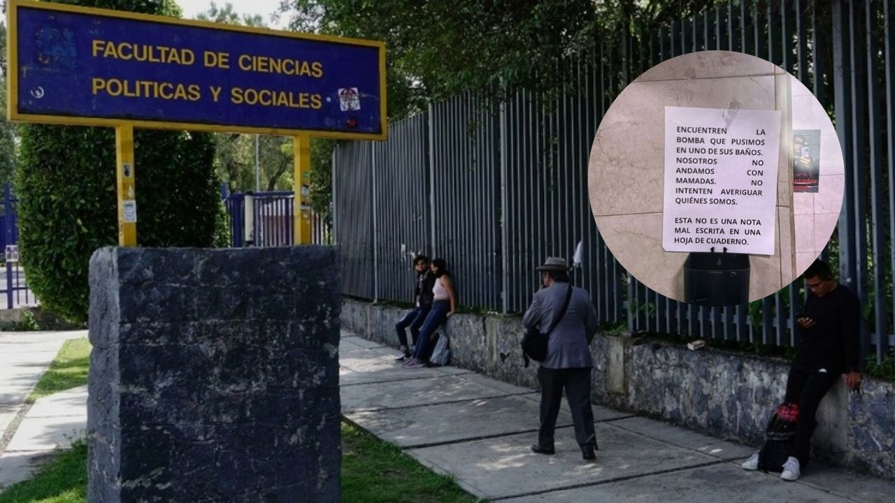 Desalojan FCPyS de la UNAM por amenaza de bomba este 6 de octubre