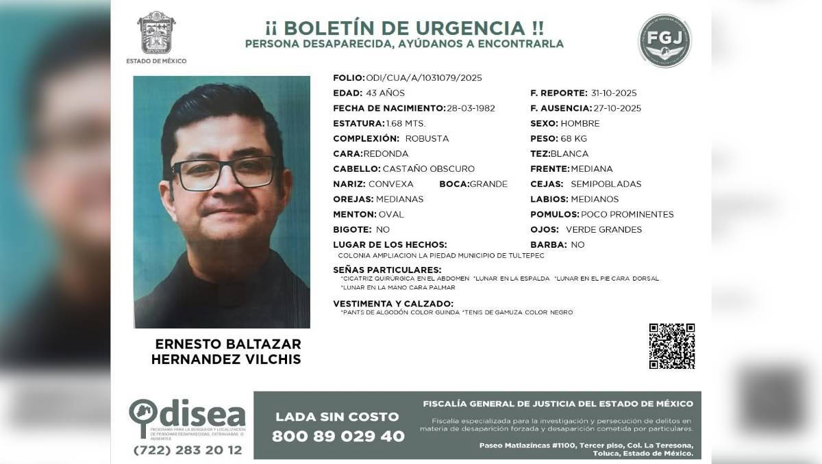 Incertidumbre en Diócesis de Cuautitlán tras hallazgo que podría ligarse a sacerdote desaparecido