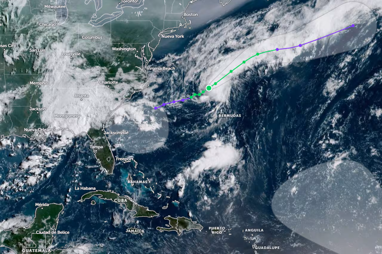Tormenta tropical Dexter: pronóstico de lluvias y trayectoria de tormentas