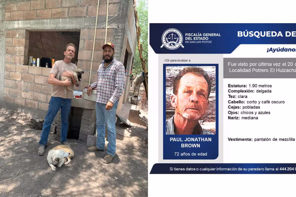 Continúa la búsqueda de Paul Jonathan Brown en San Luis Potosí