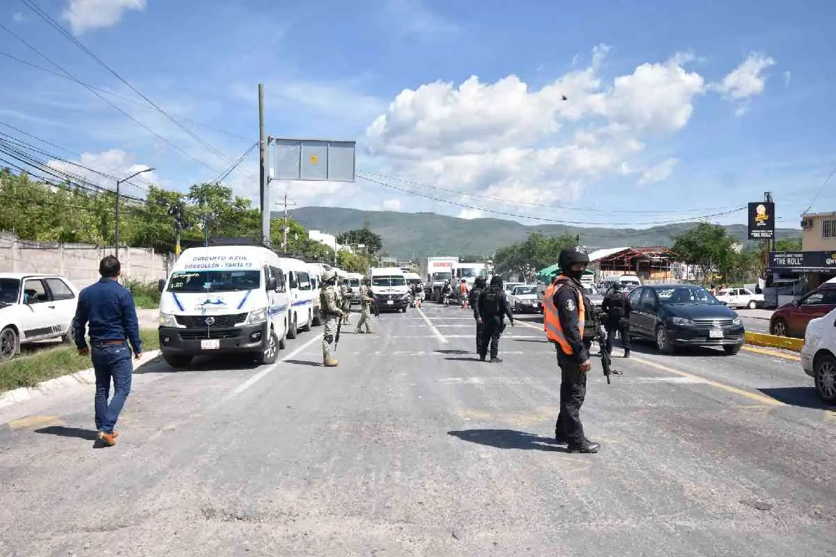 Chilpancingo bajo tensión: Operativo tras paro de transporte público