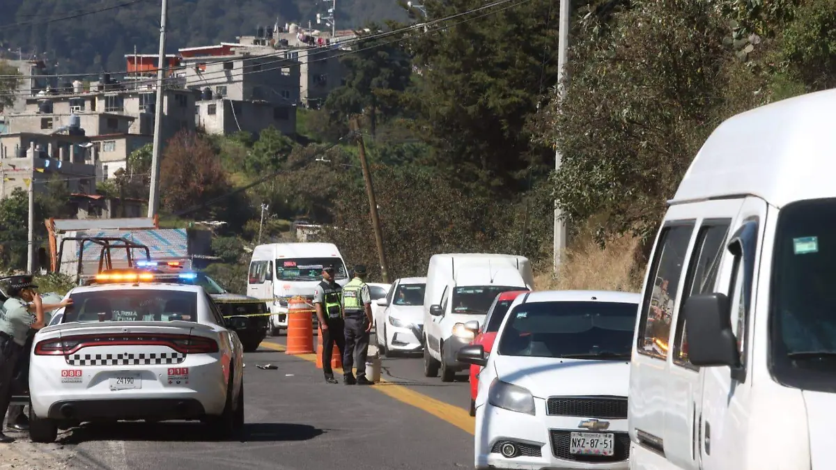 Muerte instantánea: Cecilia y Kleyder derraparon en la carretera Naucalpan-Toluca