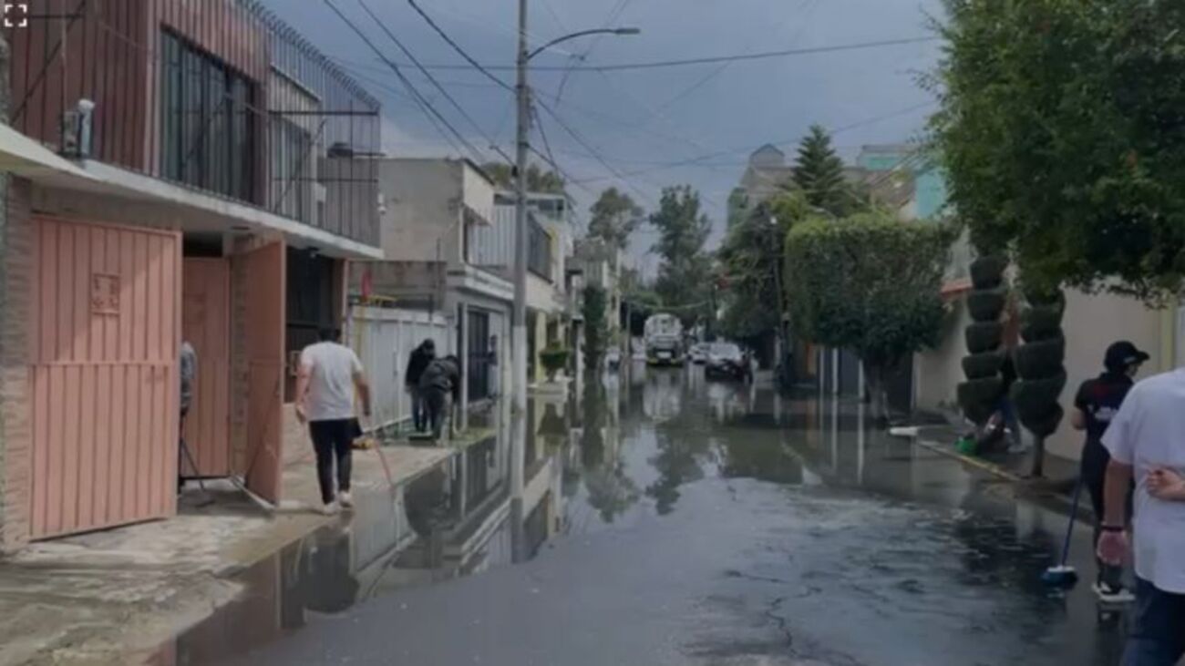 CDMX sufre intensas lluvias: Más de 100 casas dañadas en Gustavo A. Madero