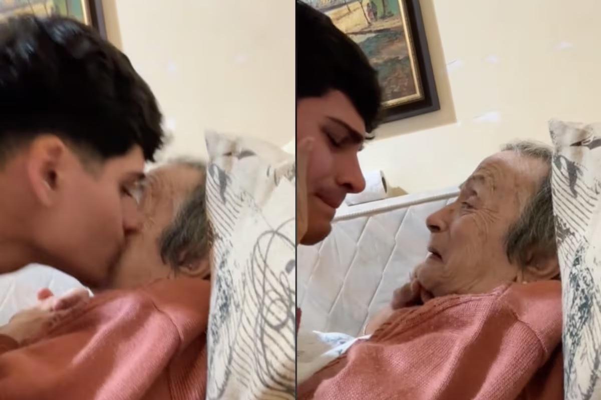 Gianluca se despide de su abuela: el video que rompió corazones en TikTok