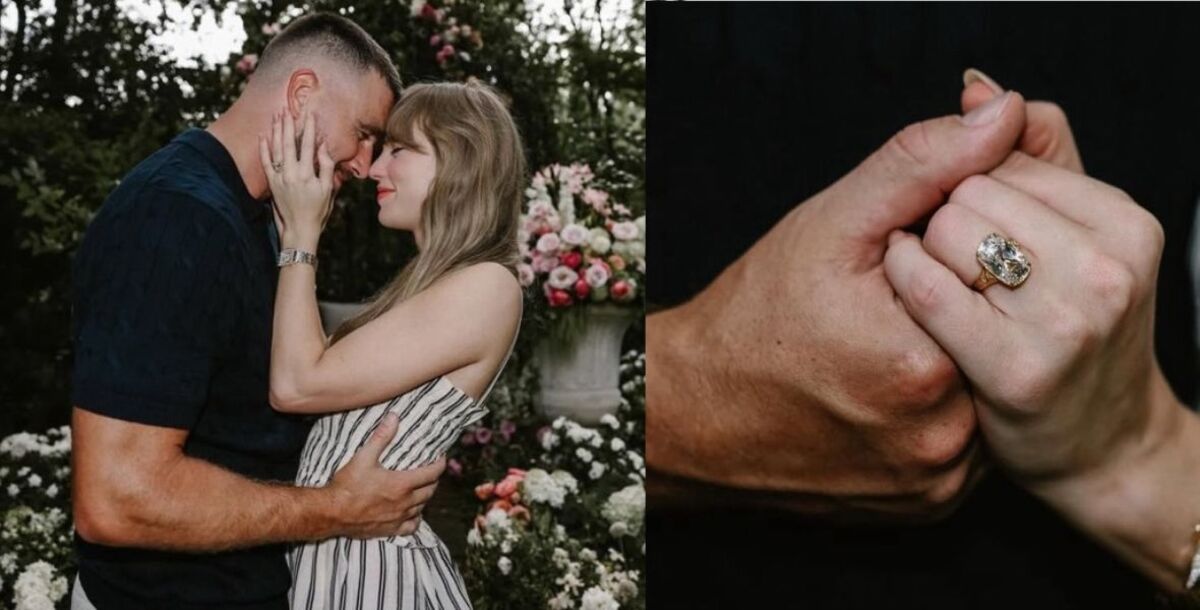 El compromiso de Taylor Swift y Travis Kelce que paralizó una universidad