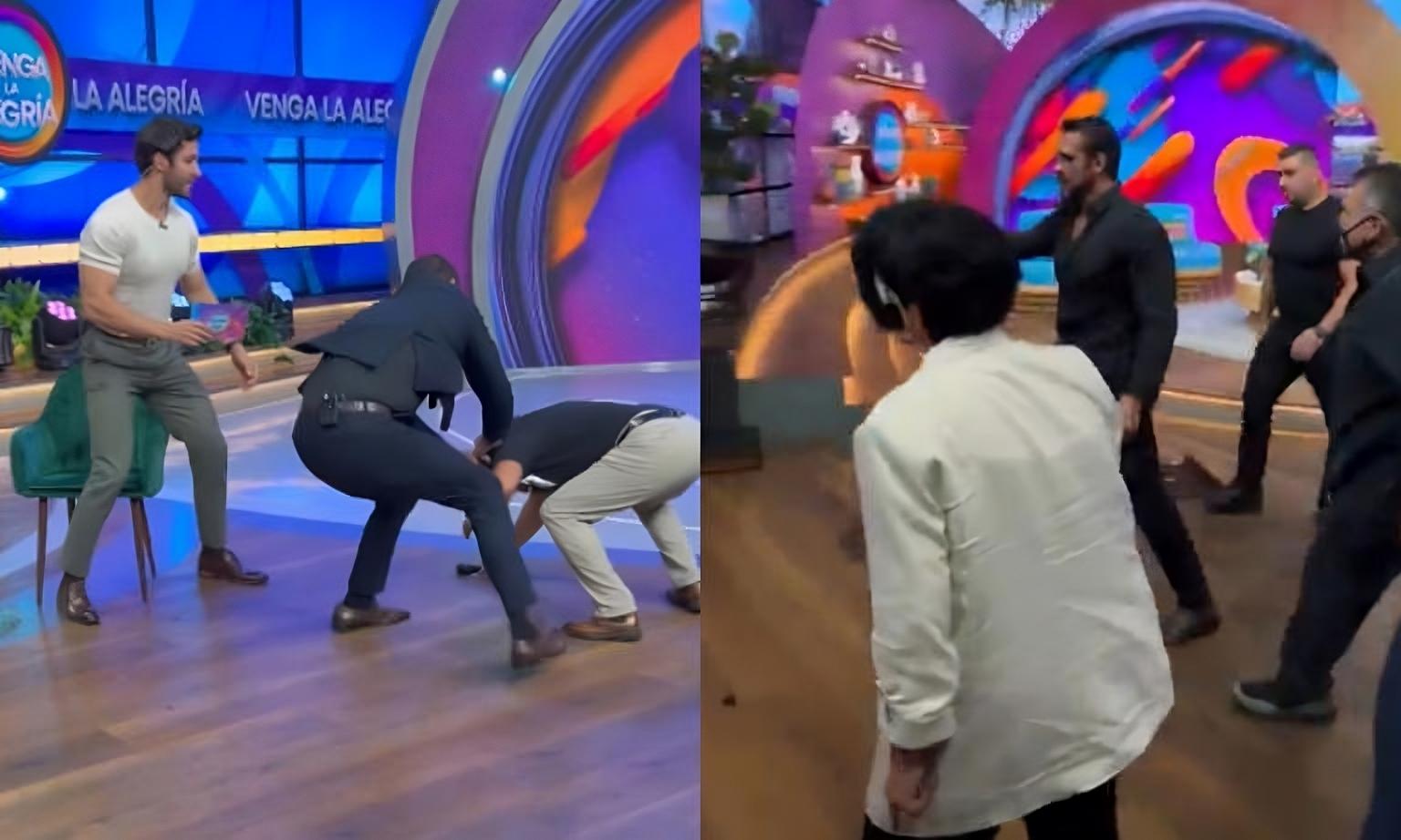 VLA en llamas: ¡Luchador “El Patrón” desata caos a golpes en vivo!