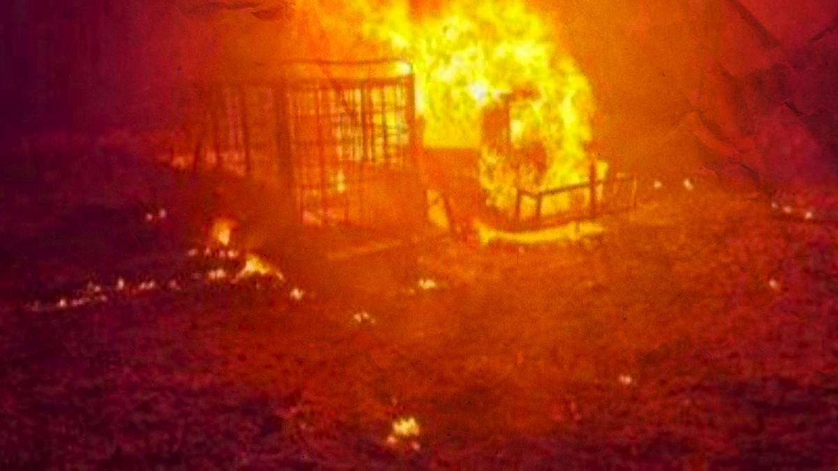 Se incendia camioneta huachicolera y toma clandestina en Hidalgo