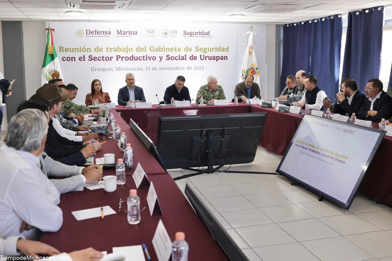 Gabinete de seguridad en Michoacán: los resultados tras la instrucción presidencial