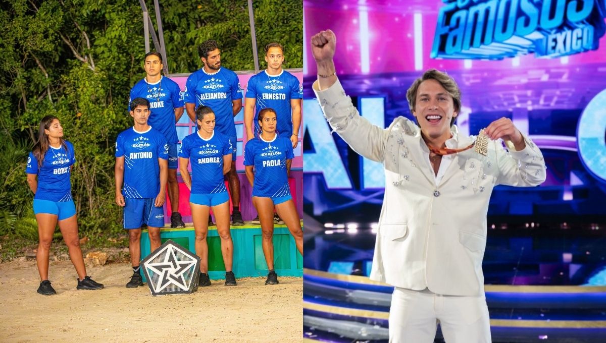 Exatlón México: Equipo Azul celebra con el baile viral de Aldo de Nigris
