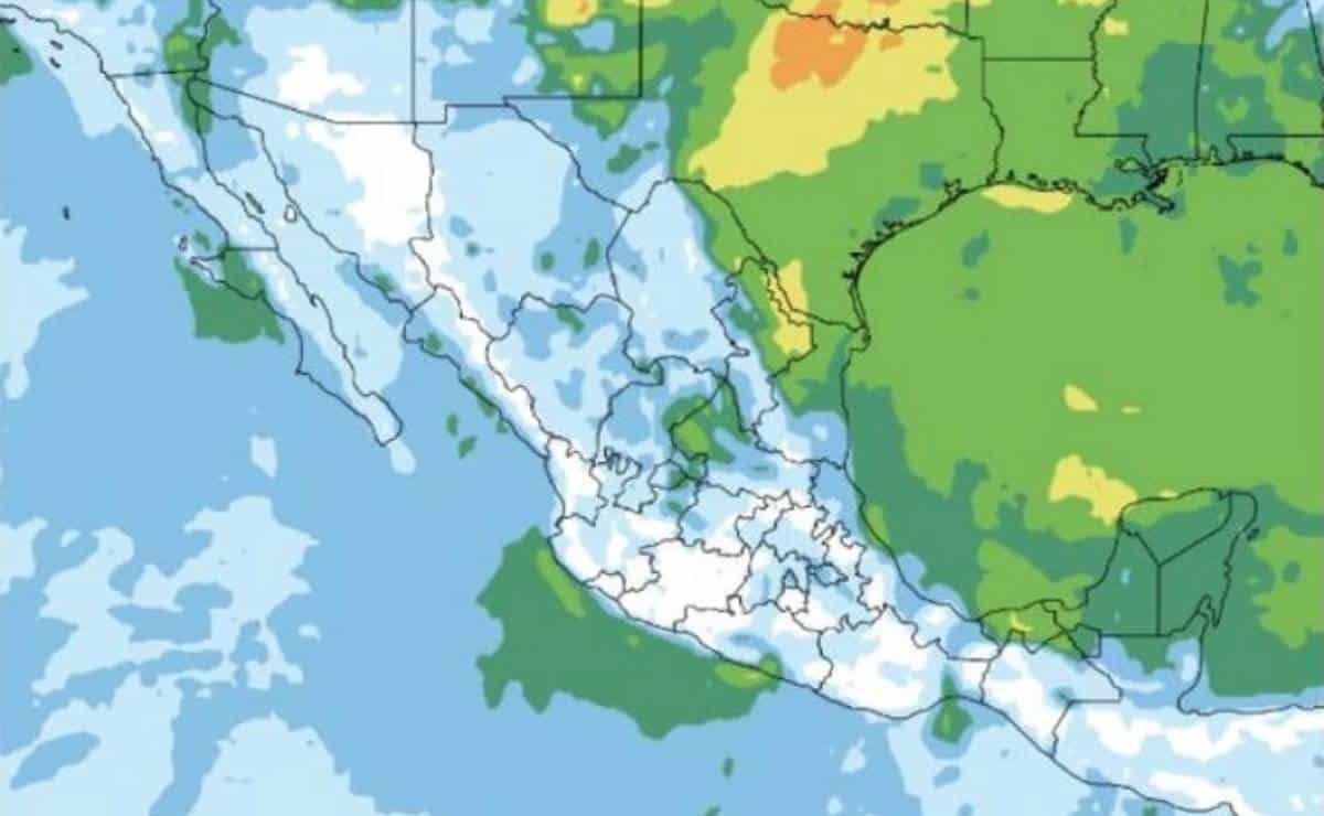 ¿Cuántos frentes fríos se esperan en octubre 2025 en México?