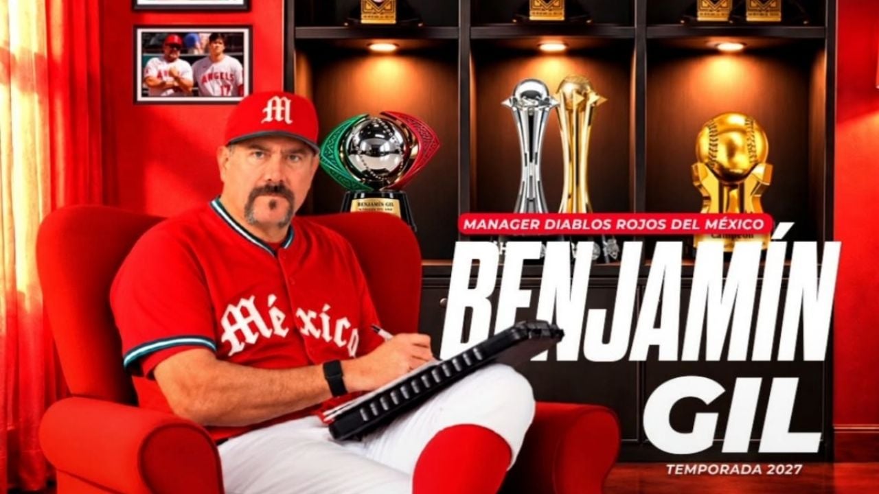 Diablos Rojos del México nombra a Benjamín Gil como nuevo manager