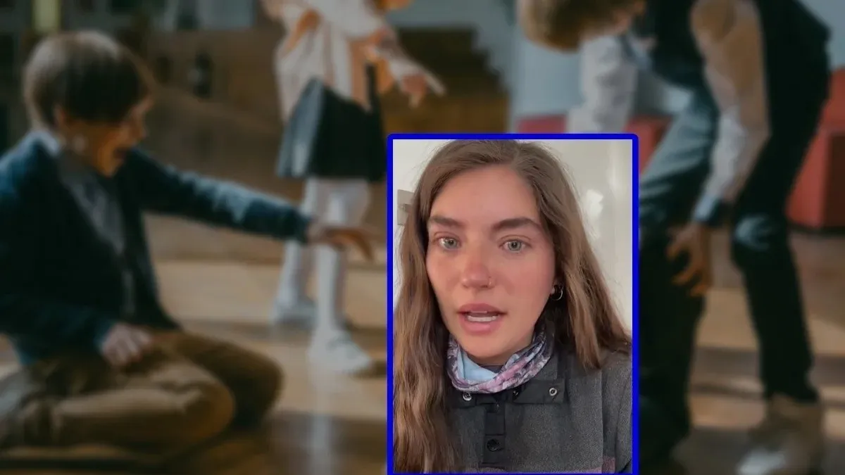 Maestra llora tras ruptura y sus alumnos la consuelan: el video viral que conmueve a TikTok