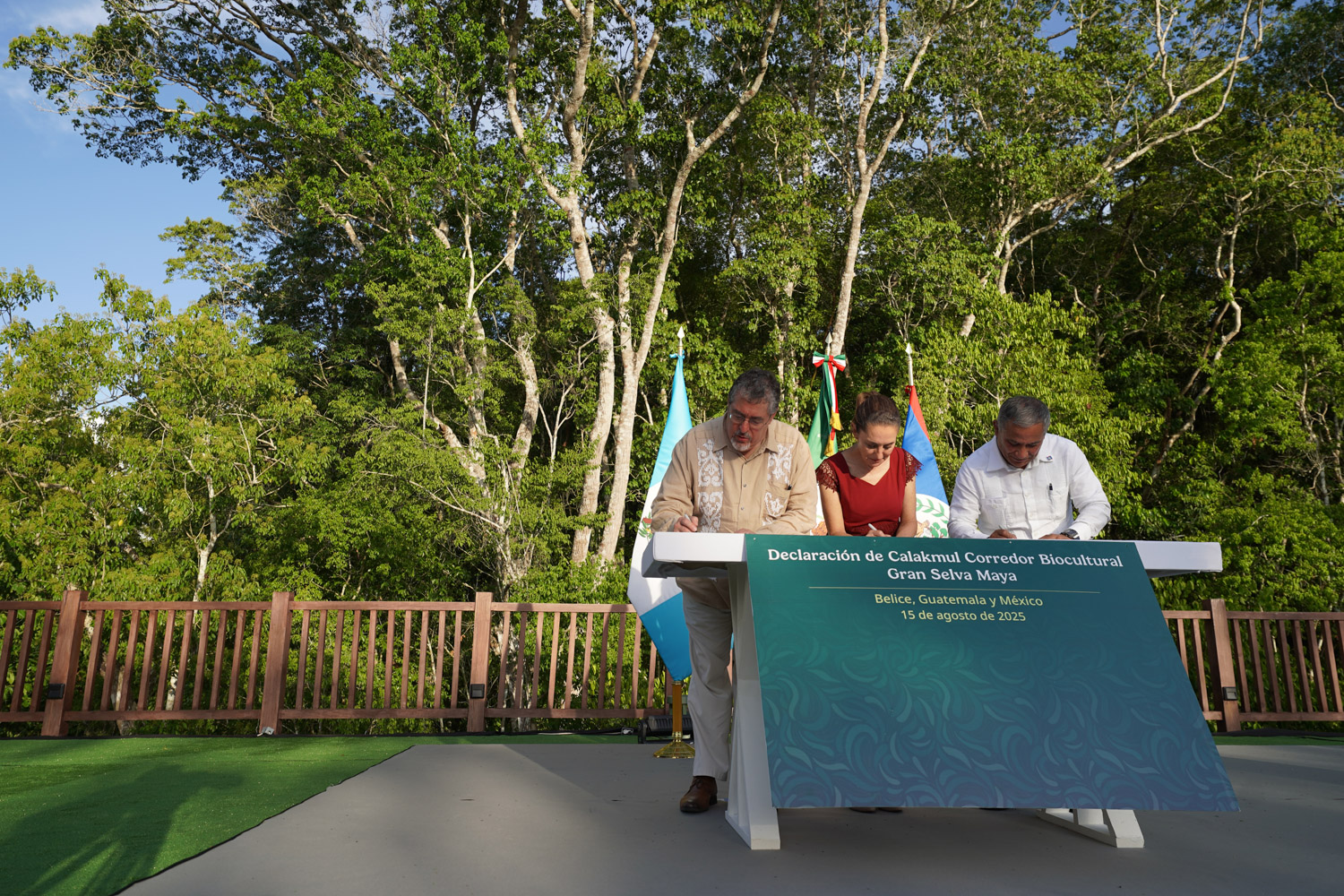 Acuerdo trinacional protege la Gran Selva Maya: 5.7 millones de hectáreas salvadas