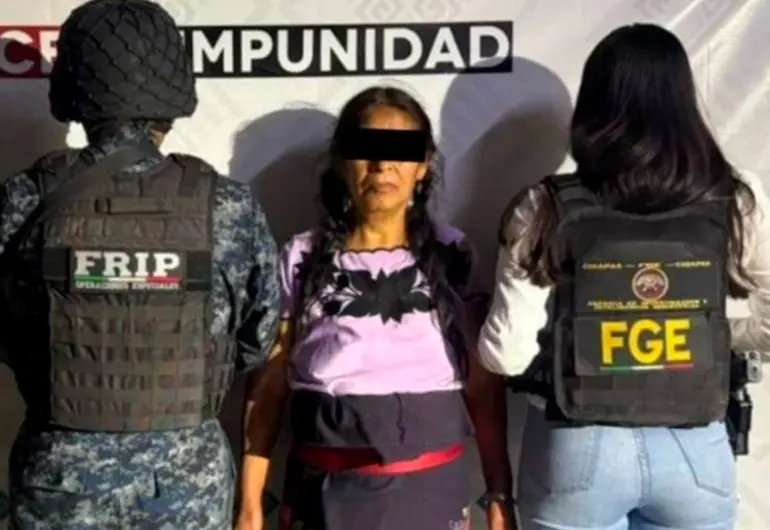 Capturan en Chiapas a Lorenza “N” por pagar homicidio de Lorenzo “N”