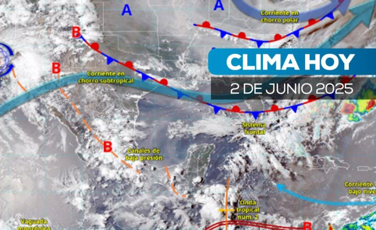 ¡Alerta nacional! Onda tropical 2 desata lluvias torrenciales en México