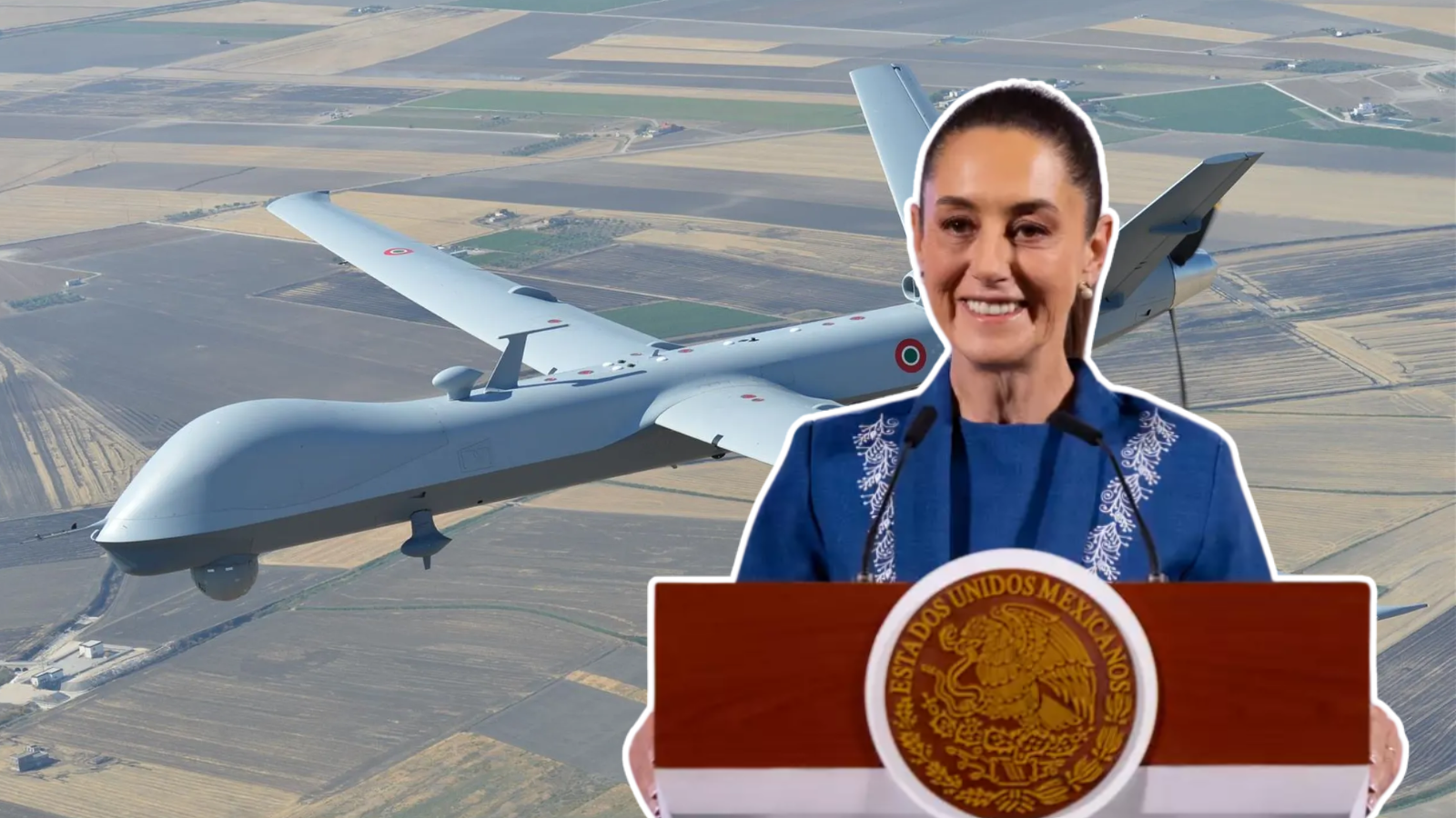 Sheinbaum detalla colaboración con dron de EE. UU. en seguridad nacional