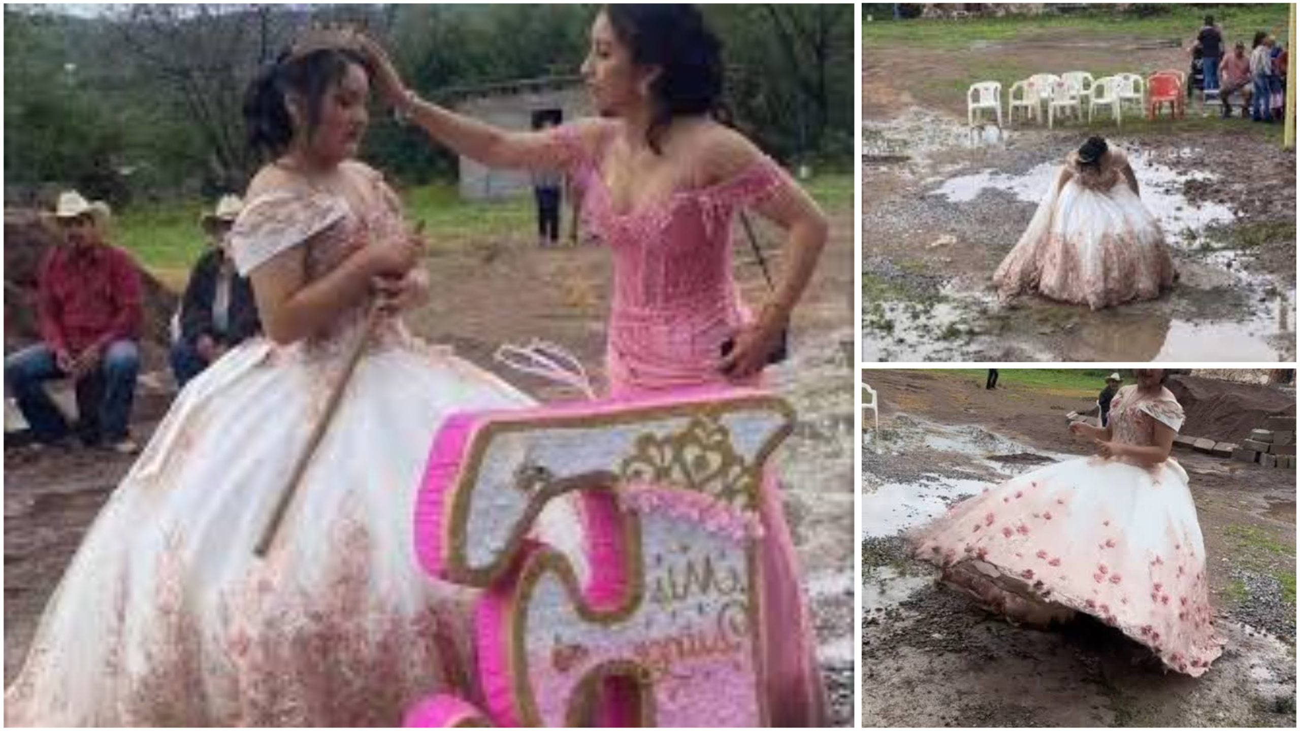 Quinceañera viral: la joven que desafió una tormenta para disfrutar sus XV años