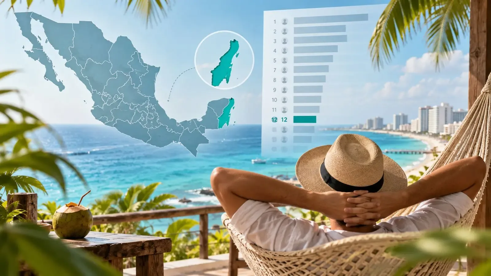 Quintana Roo se ubica en el duodécimo puesto nacional de autopercepción de flojera según estudio de carácter 2026