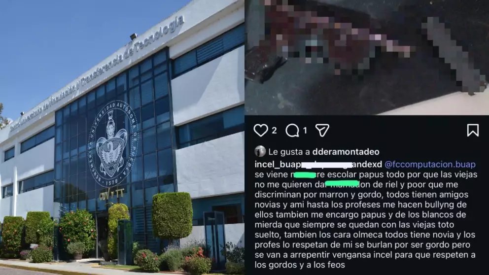 Masacre escolar evitada en la BUAP por publicación en redes