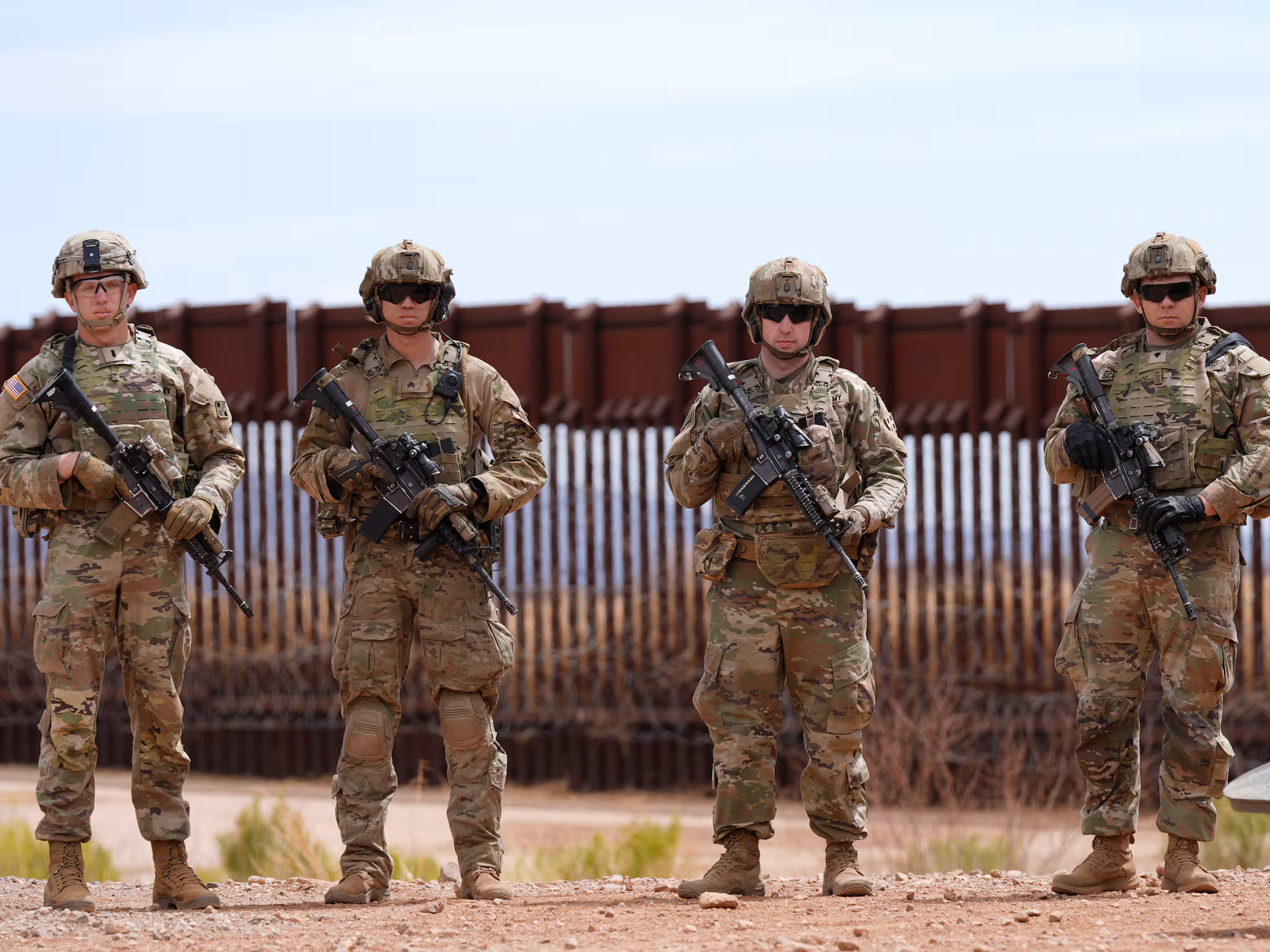 Zona militar en frontera: Trump militariza 100 km para frenar migración
