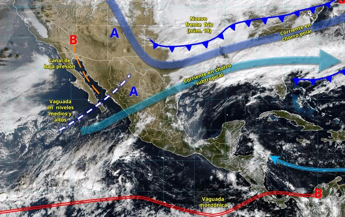 La amenaza del aire ártico: lo que se sabe del frente frío 20 en México