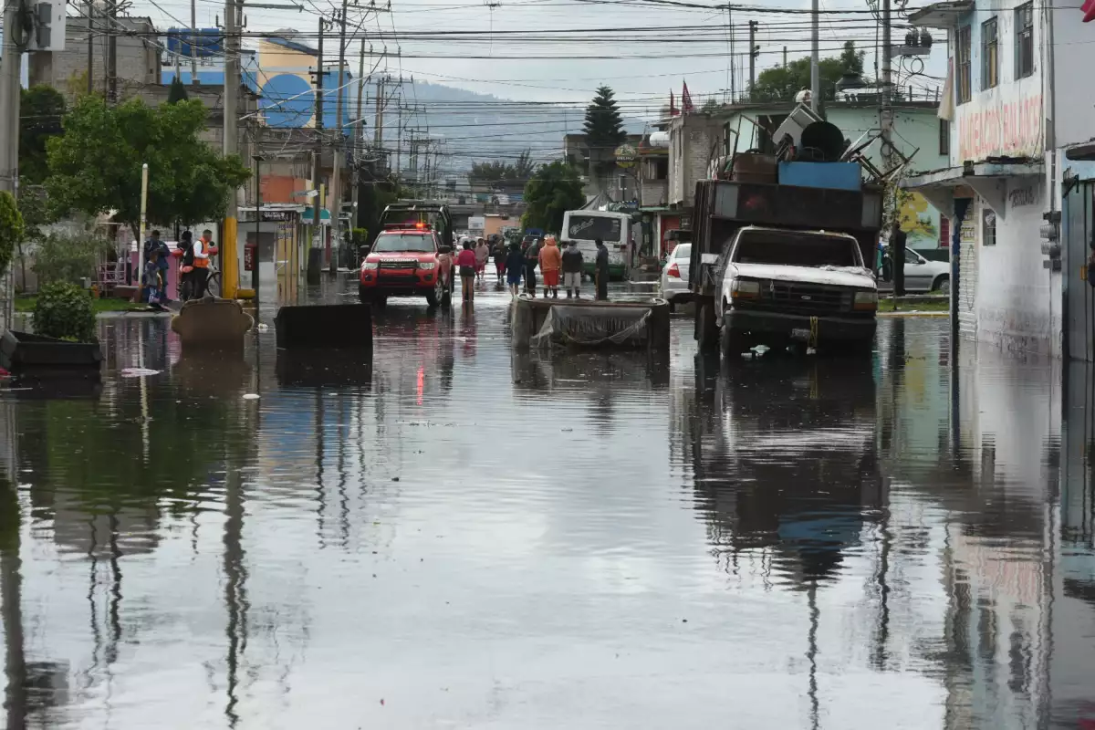 Censo de afectados por lluvias torrenciales en el Valle de México