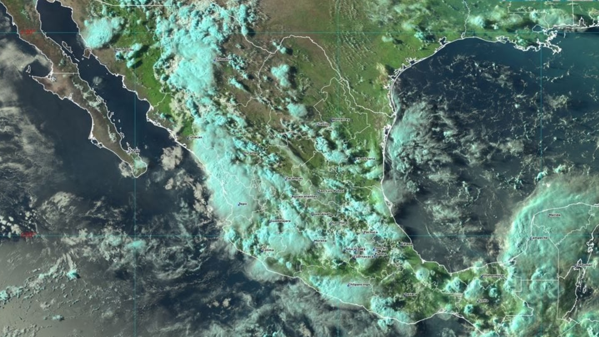 Monzón mexicano y onda tropical 24: Lluvias intensas y calor extremo este 20 de agosto
