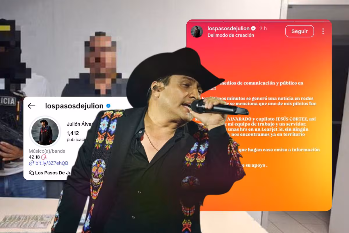 Julión Álvarez enfrenta nuevo escándalo: desmiente la detención de su piloto en Honduras