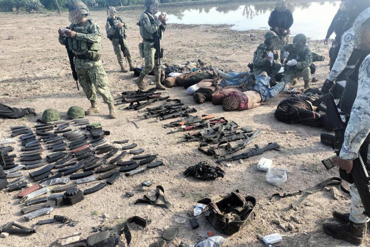 Hallan arsenal en aguascalientes tras desmantelar campamentos criminales