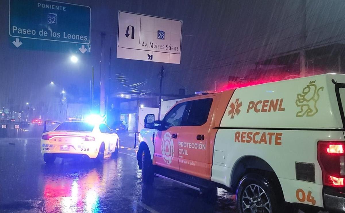 Rescate en ríos de Nuevo León: lluvias arrastran a seis personas