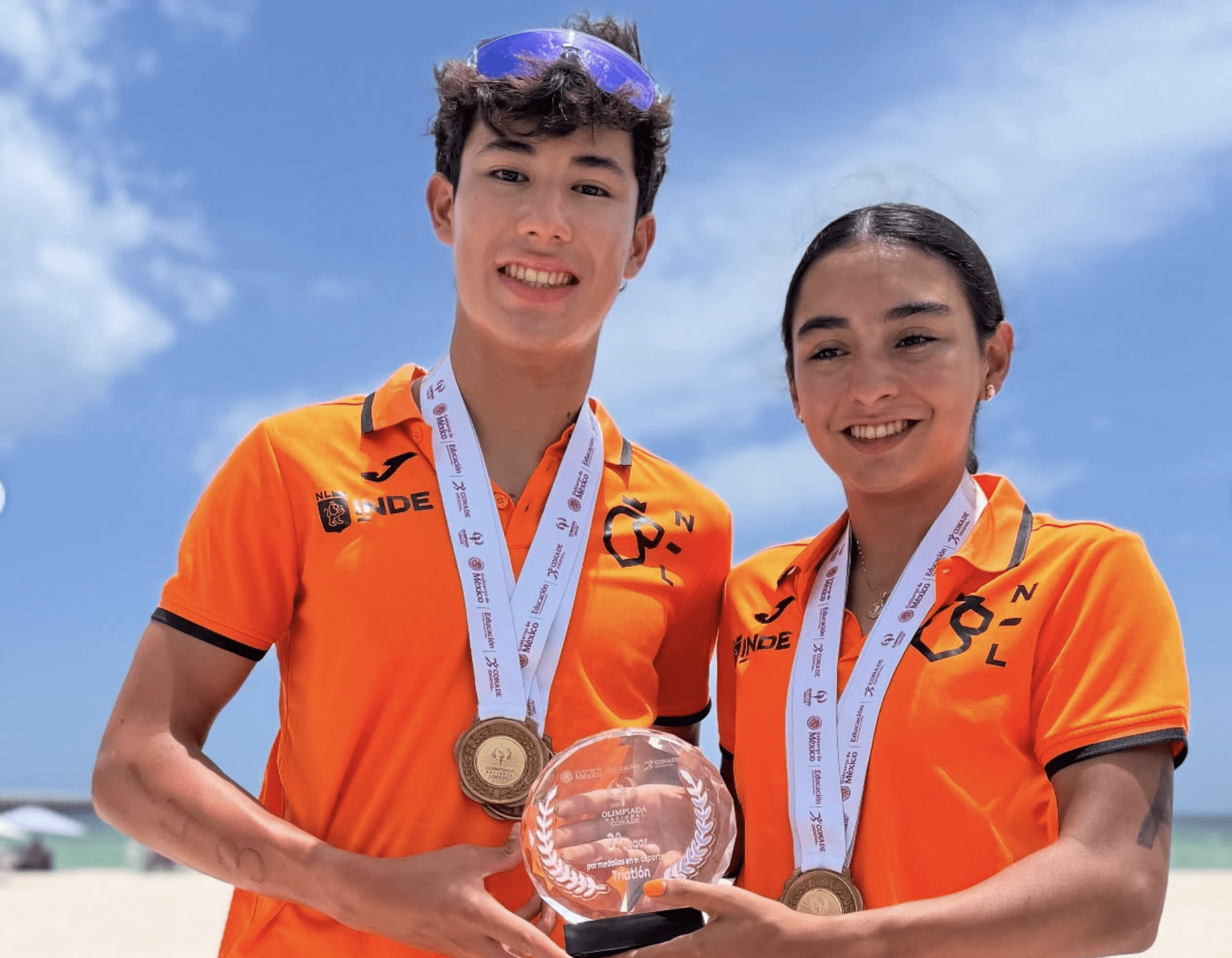 Triatlón Quintana Roo CONADE 2025 suma oro y 3 platas en Progreso
