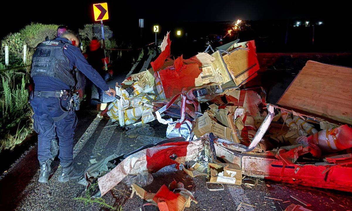Accidente carretero en Zacatecas: 6 muertos por choque de tráiler y camioneta