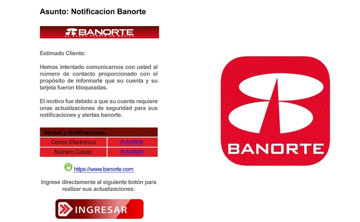 La alerta de Banorte por la nueva estafa telefónica de banca móvil