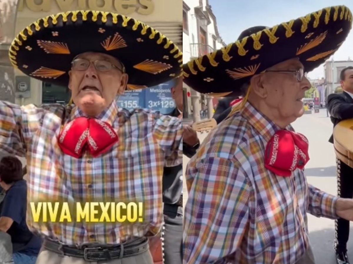 Abuelito chileno cumple sueño de cantar mariachi en Guadalajara