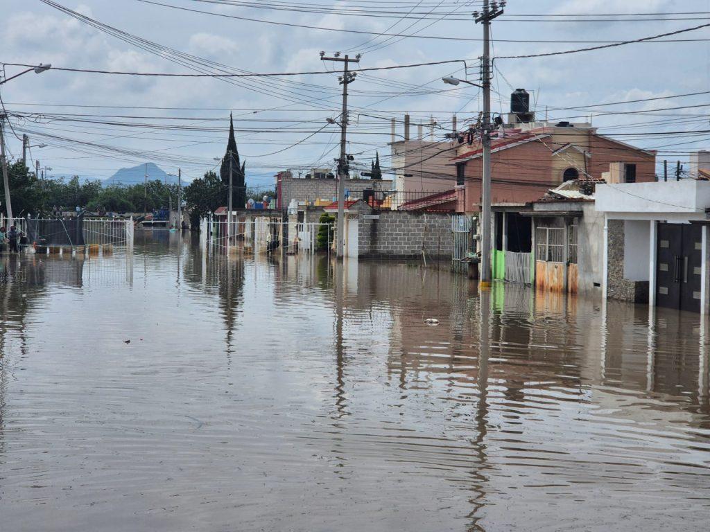 Lluvias torrenciales dejan cientos de viviendas afectadas en Hidalgo
