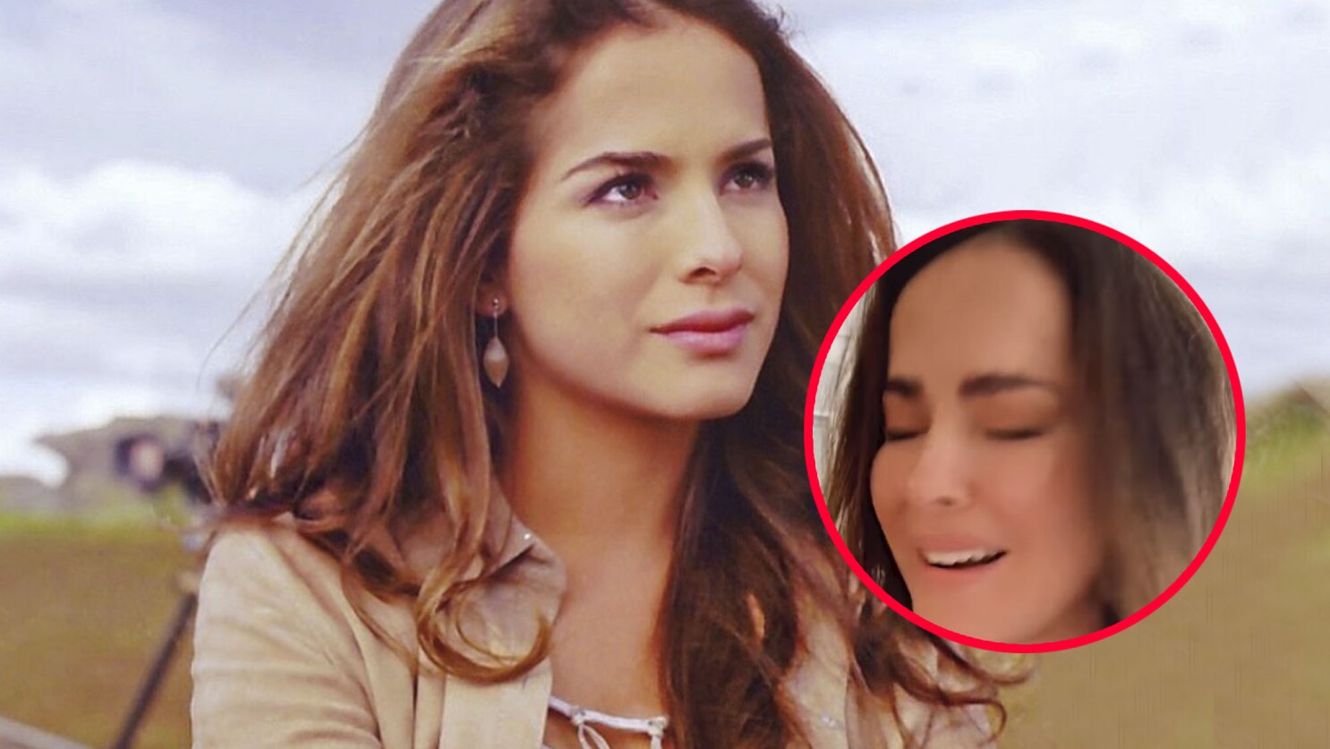 El pánico de Danna García al encontrar un escorpión en su pecho