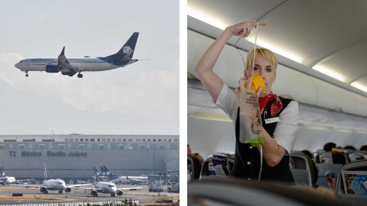 Vuelo de Aeroméxico regresa de emergencia a la Ciudad de México por despresurización
