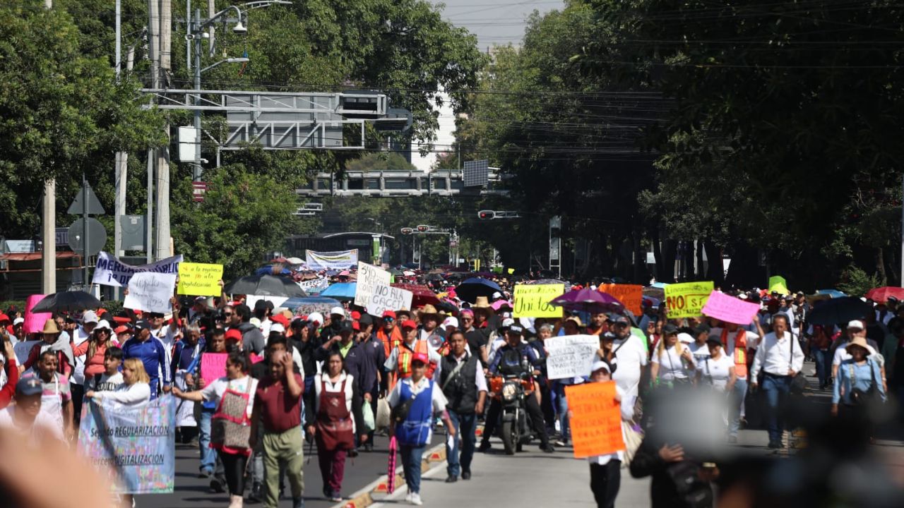 Movilización de comerciantes: CDMX enfrentará 280 puntos clave afectados