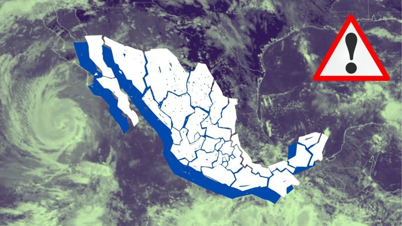 Huracán Polo amenaza con lluvias torrenciales en ocho entidades mexicanas