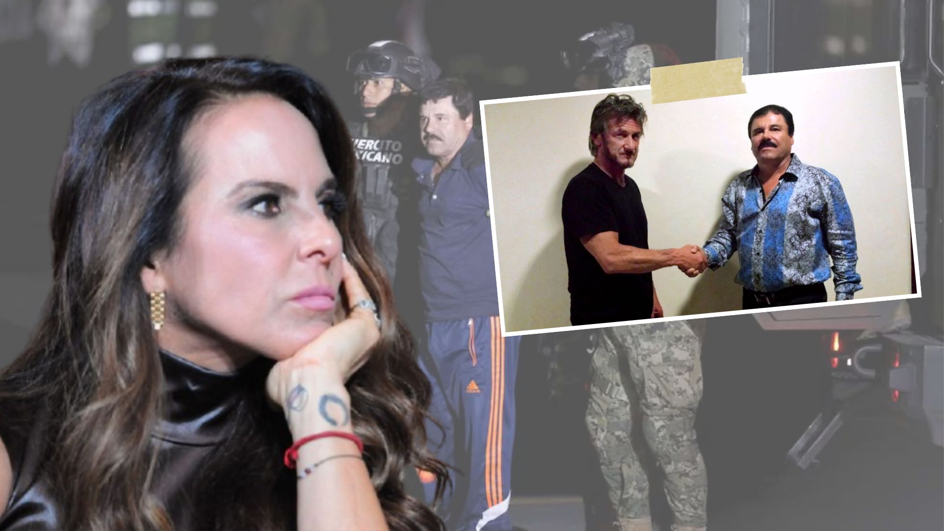 Kate del Castillo llama “escoria” a Sean Penn por entrevista a “El Chapo”