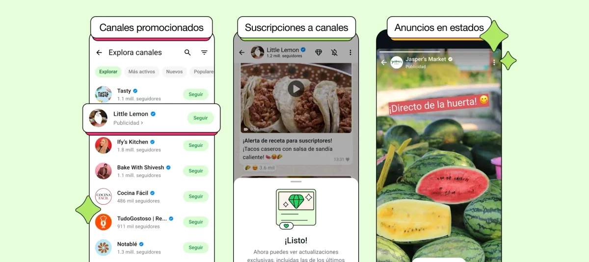 Anuncios en WhatsApp: la actualización que cambia Novedades y Estados