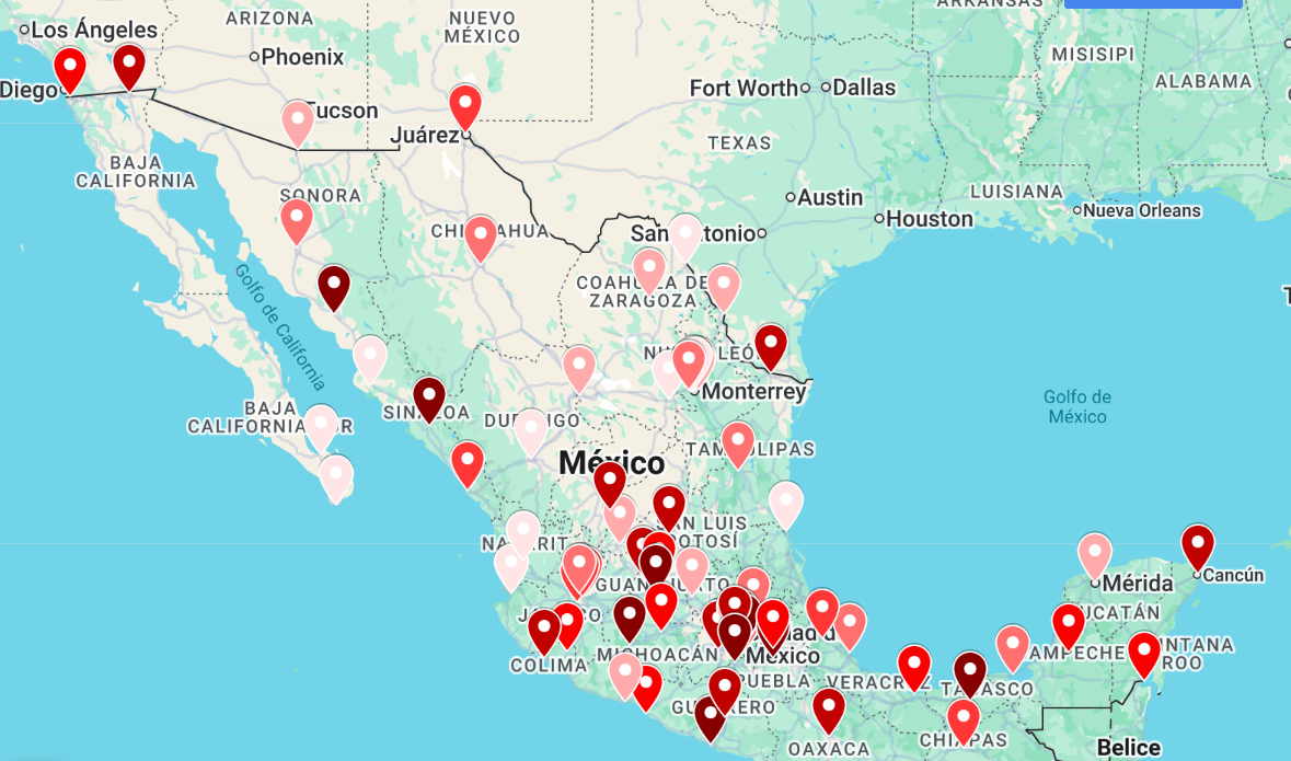 El mapa oculto de la seguridad nacional en México: Golpe millonario al narco
