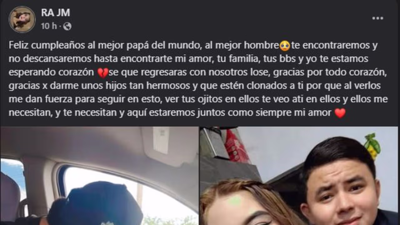 Grupo Fugitivo: El último mensaje viral del integrante a su esposa