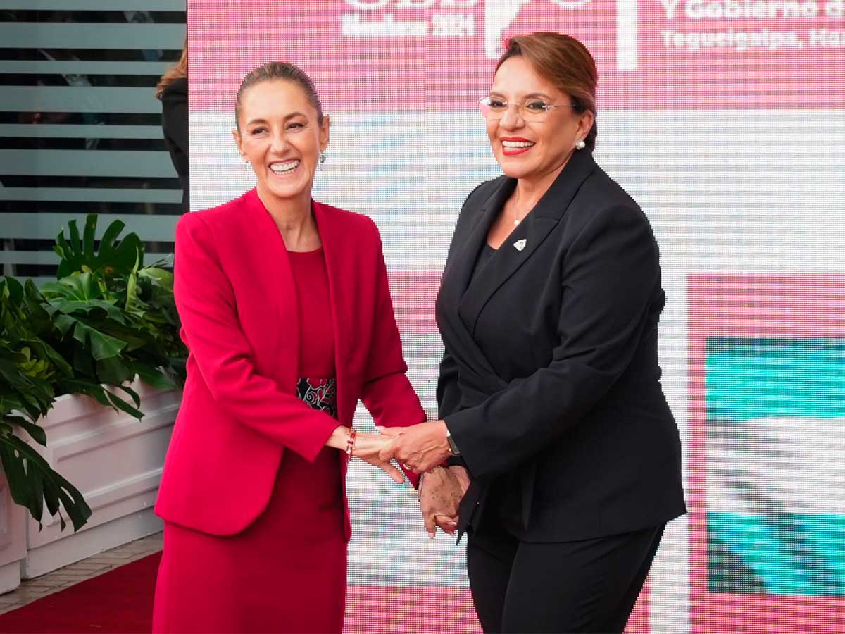 Sheinbaum recibe a Xiomara Castro en Palacio Nacional: las claves de la visita formal