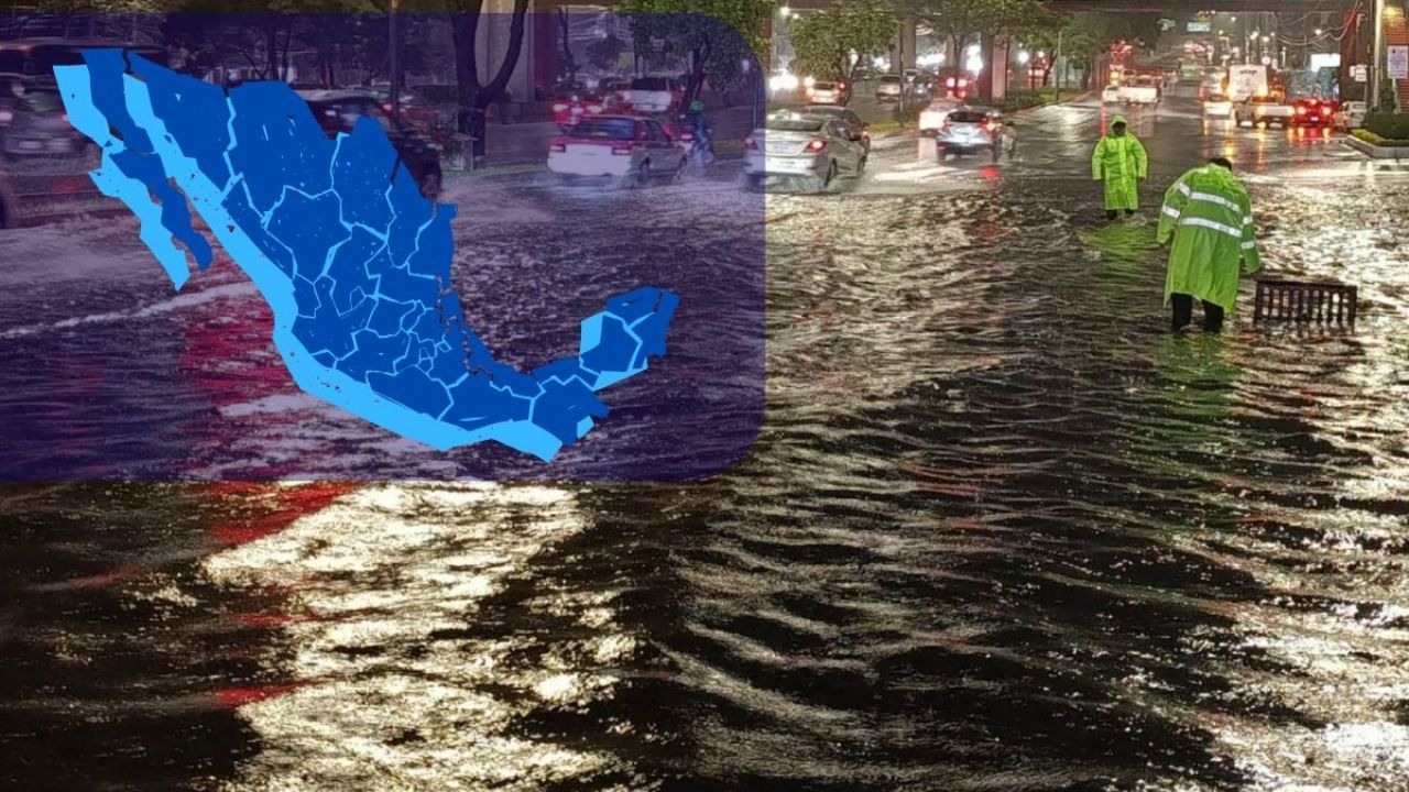 Fuertes lluvias y frente frío azotarán México del 13 al 15 de octubre